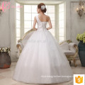 Wholesales one-shoulder puffy ball gown lace appliques cheap plus size beading wedding dress